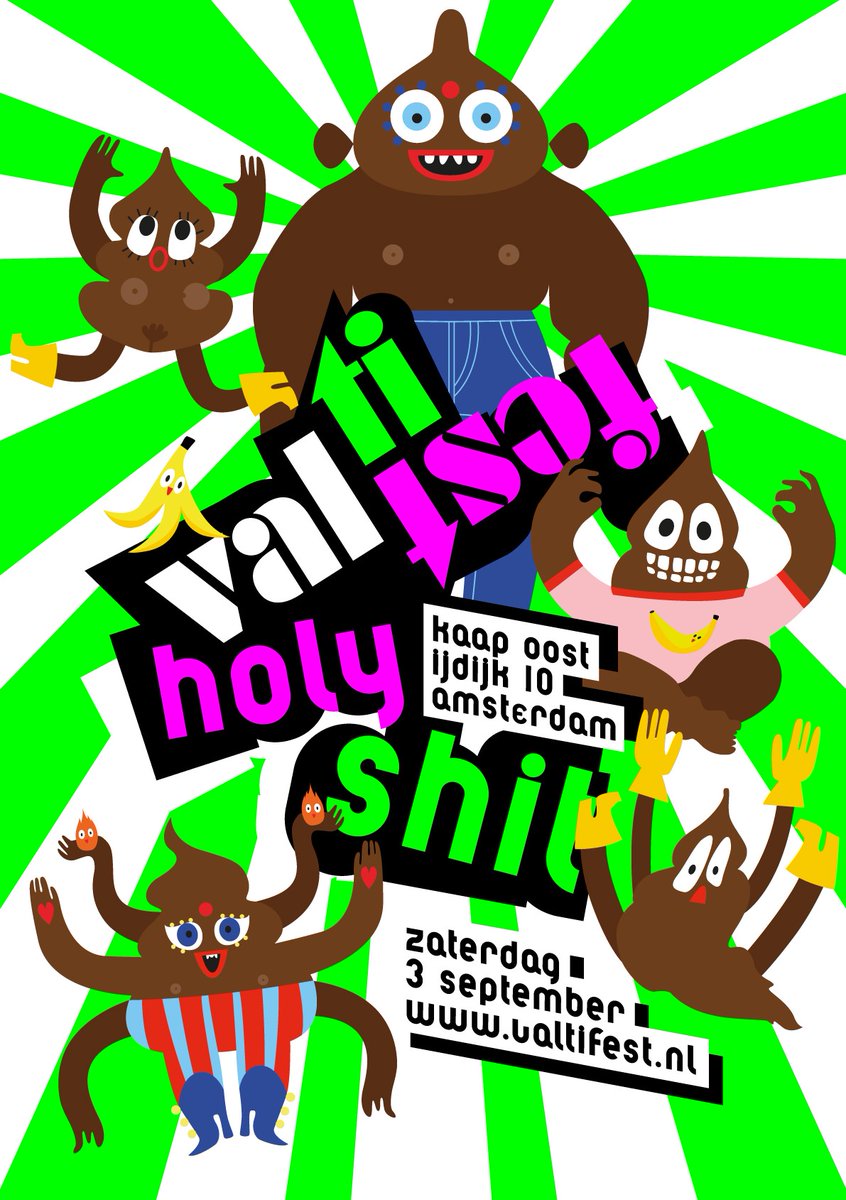 Met trots presenteren wij onze nieuwe poster voor Valtifest met Artwork door <a href="/baskosters/">Bas kosters</a> en Graphics door Gebr. Silvestri. Allemachtig wat is het prachtig!