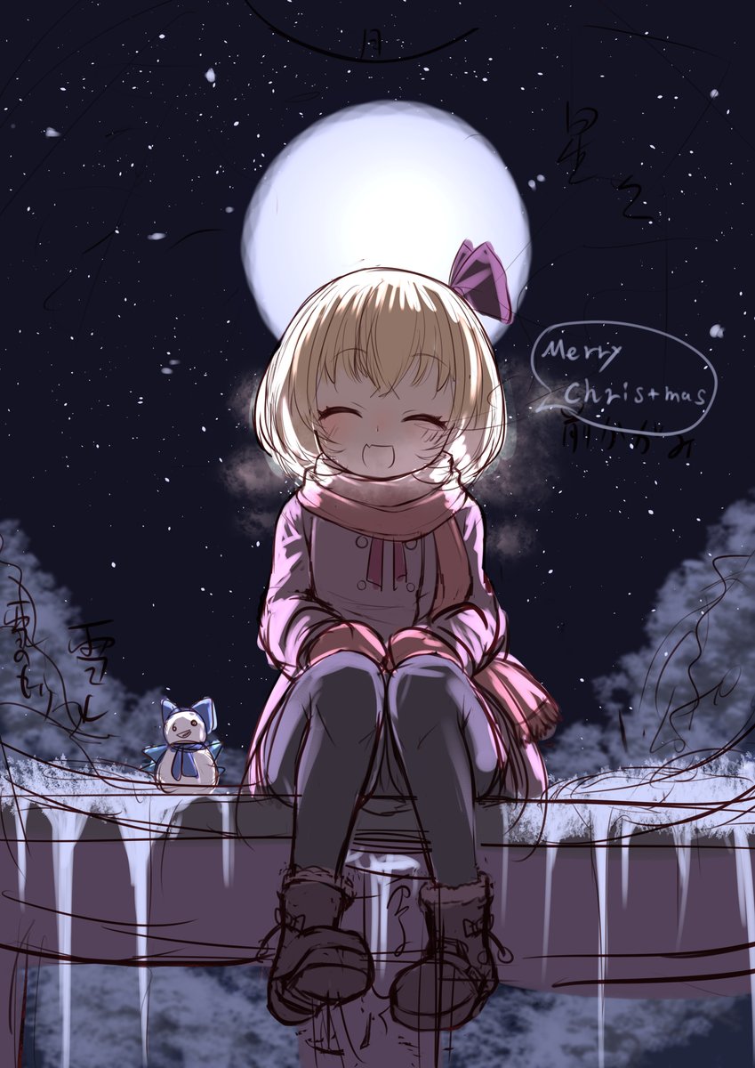 #このタグを見た人はラフ画とその完成絵を見せる 
ラフを削って線画を作る方法にシフトしたので2枚しか見つかりませんでした。
珍しくカラーラフとかやってますね…… 