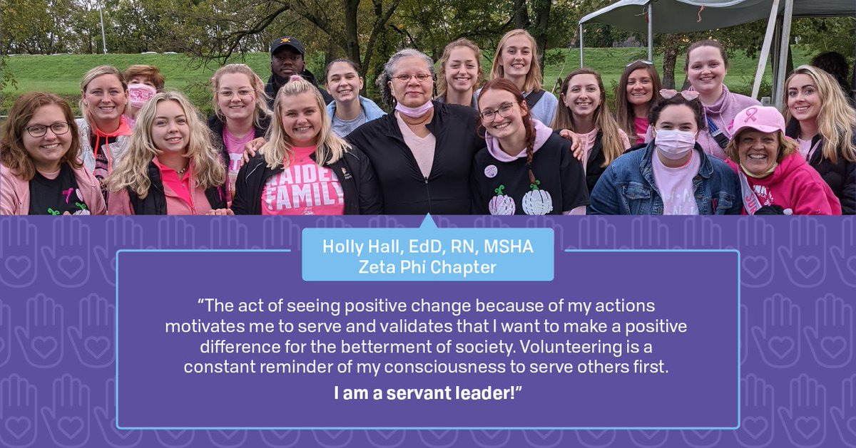 'Success takes teamwork.' #SigmaVolunteer Holly Hall, EdD, RN, MSHA, reminds us that listening and trusting others makes us better leaders. Read more on Holly's impactful volunteer experience as a Mentor in Sigma's inaugural Mentoring Cohort » bit.ly/3En7BBC