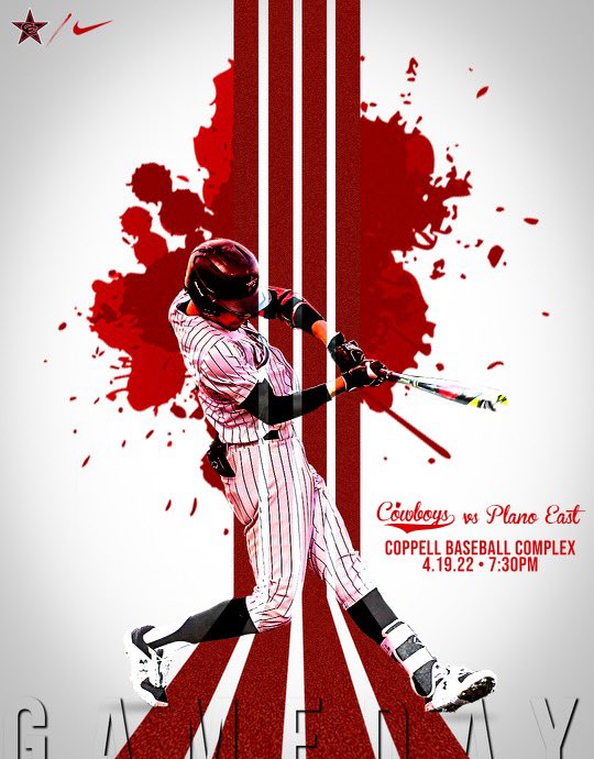 TEACHER APPRECIATION NIGHT!

🆚Plano East
🗓Tues, 4/19
🏟Cowboy Field
📍1301 State Champions Pkwy 
🕢JV Red 4:30, Varsity 7:30
🎟 coppellathletics.net/e-tickets

(JV Black at Plano East, 5:30)

See you tonight to celebrate our VIPs of @Coppellisd 

#BTB🔥 <a href="/CoppellSports1/">Coppell ISD Athletics Dept</a> <a href="/CoppellHigh/">🏫 Coppell High School 📚</a>