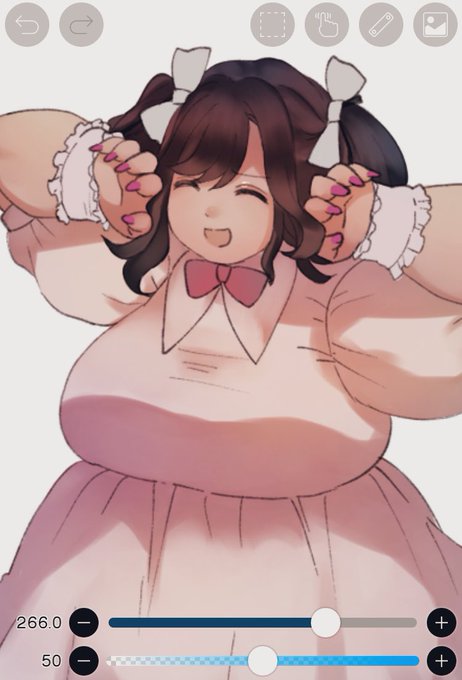 最近の流行りは
ほわぽちゃんという、進捗 