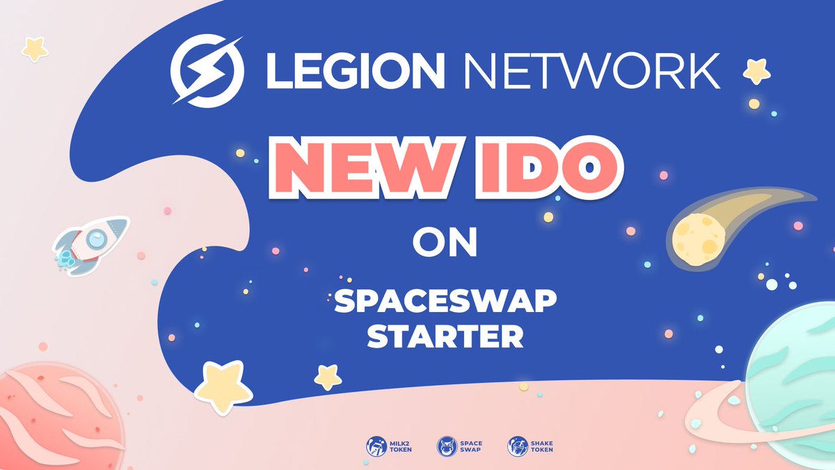 SpaceSwap (@spaceswapdefi) on Twitter photo 💥 <a href="/LegionNetwork__/">Legion Network: The #1 Crypto Super App</a> #IDO is finished!
You have purchased 99,4% of the tokens🔥
Congratulations to all participants!
Your wallet addresses are being handed over to the #LegionNetwork team. 💥 <a href="/LegionNetwork__/">Legion Network: The #1 Crypto Super App</a> #IDO is finished!
You have purchased 99,4% of the tokens🔥
Congratulations to all participants!
Your wallet addresses are being handed over to the #LegionNetwork team.