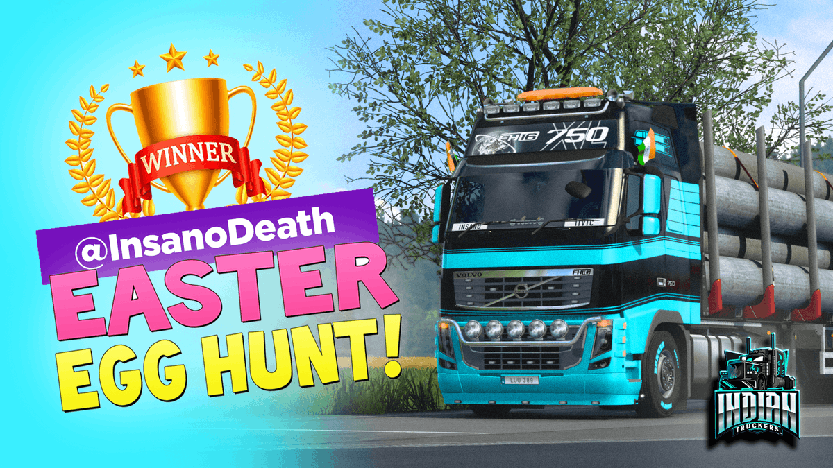 itvtc2020's tweet photo. Easter Egg Hunt Winner 2022 by InsanoDeath

#itvtc #indiantruckers #itvtcOP https://t.co/BpWtWPy2Jc