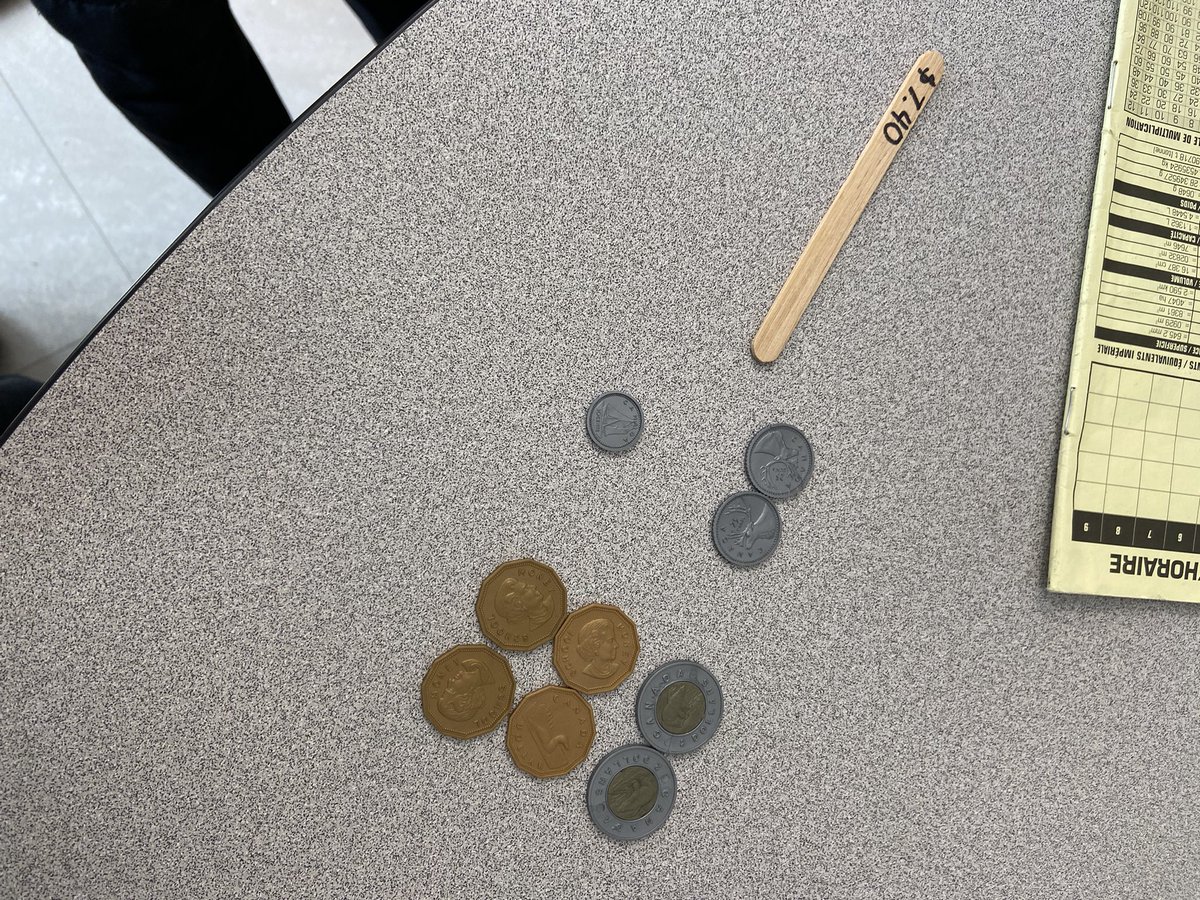 We have been exploring the different kinds of currency Canada uses and how we can represent different amounts and make change! 💰🇨🇦 <a href="/DesmondHDSB/">Viola Desmond Public School</a>