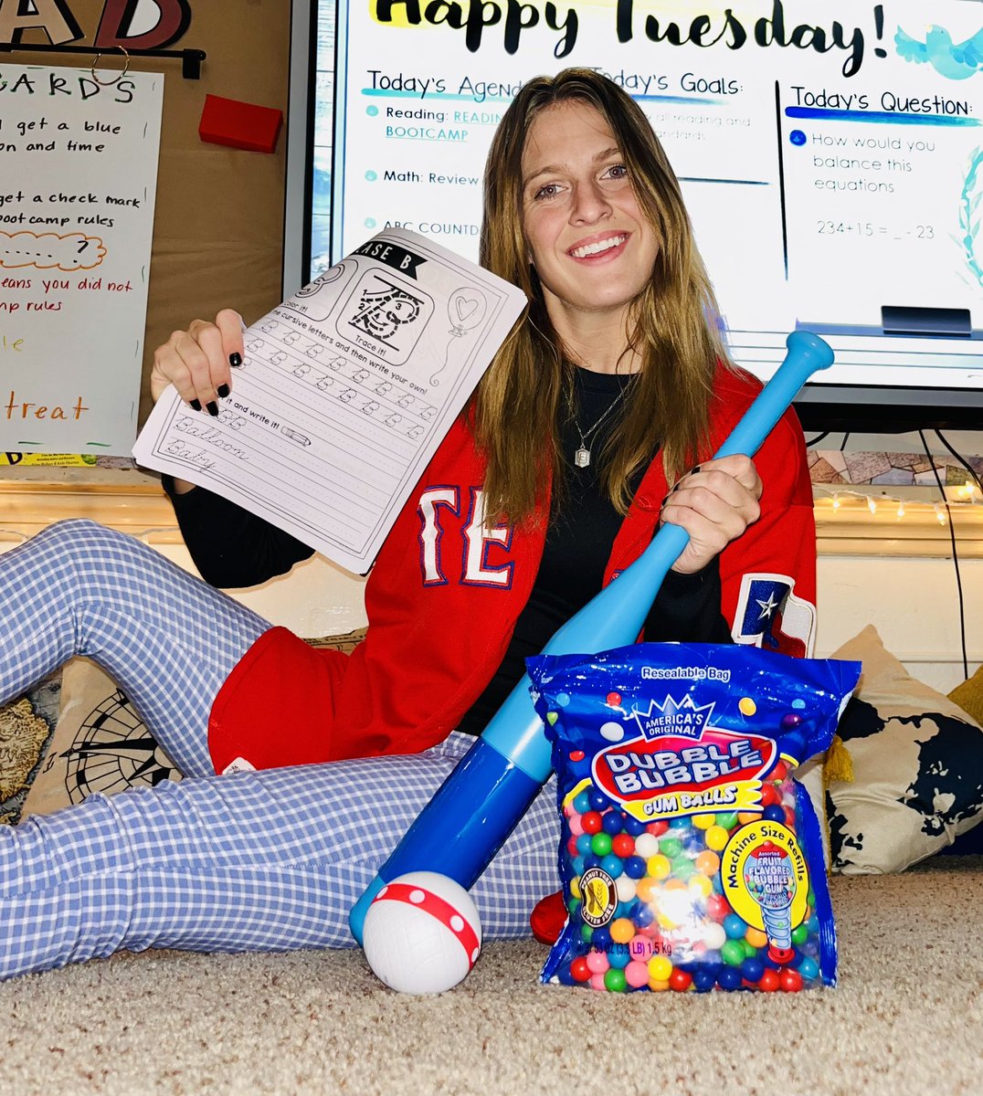 ABC COUNTDOWN TO SUMMER! B is for Baseball and Bubble Gum!