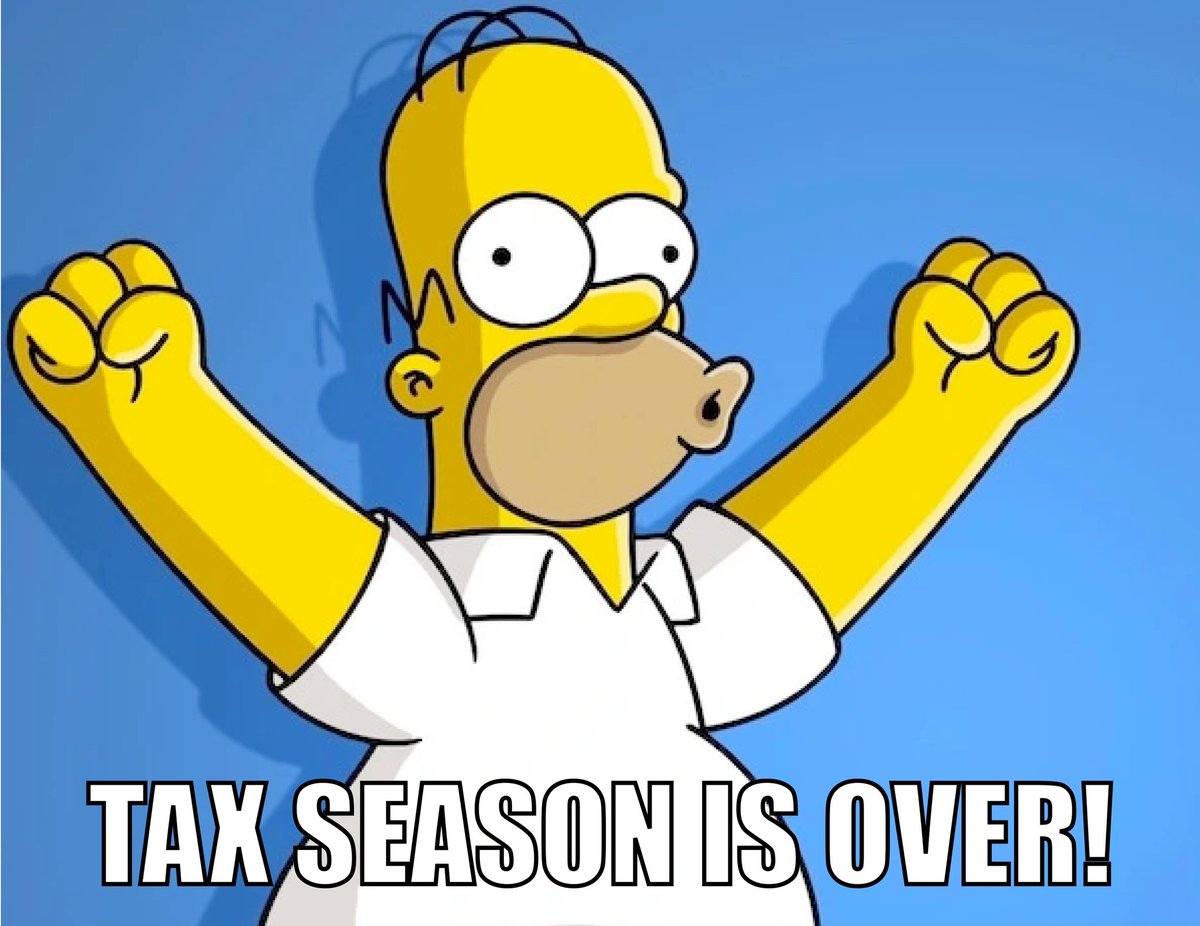 Pop the champagne! 🍾 🎉 🎊 🥳

#taxtwitter