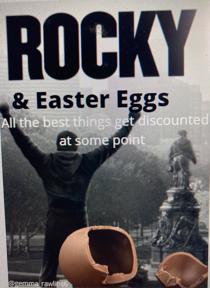 gemma_rawlins6's tweet photo. Advertising discounted Easter Eggs #DiscountedEasterEggs #OneMinuteBriefs https://t.co/h98eplpw2N