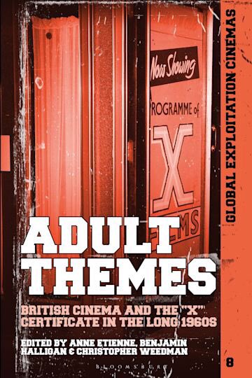 We've got the cover, and publication date, of our next co-edited collection: 'Adult Themes: British Cinema and the “X” Certificate in the Long 1960s'
bloomsbury.com/uk/adult-theme…
<a href="/GECseries/">GEC</a> 
<a href="/BloomsburyMedia/">Bloomsbury Film & Media</a> <a href="/BBFC/">BBFC</a> @BAFTSS_Horror <a href="/ArchivesSig/">BAFTSS Archives and Archival Methods SIG</a> @BAFTSS_LGBTQ <a href="/BritCinemaTVSIG/">British Cinema & Television SIG @ BAFTSS</a>