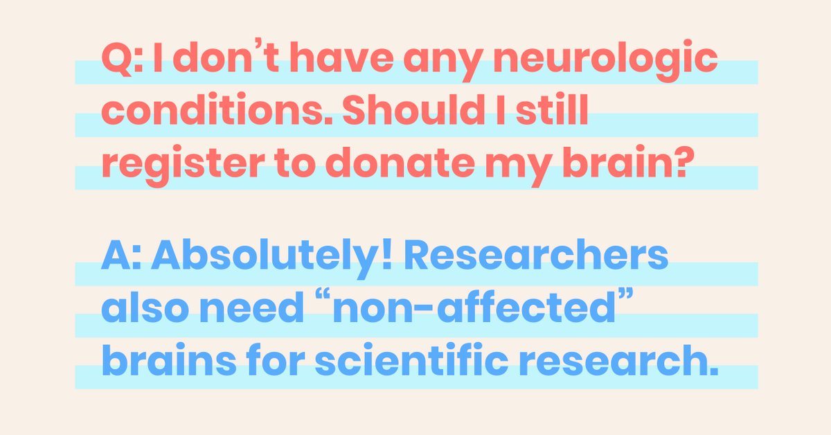 braindonorproj's tweet photo. Absolutely. Researchers need “control” brains (also called “non-affected” brains) for scientific research. These are as important, if not more important, for research as those brains affected by neurological diseases and disorders. 

Learn more at https://t.co/GsEHAxNJJ2. https://t.co/pbOiyD2vRa