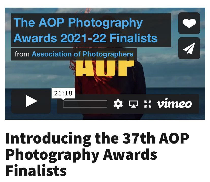 theartdictator's tweet photo. It’s been a real honour to judge the Lifestyle category in this year’s @AssocPhoto Photography Awards. The winners will be announced tomorrow — meanwhile, here’s a video of all the finalists #AOPawards https://t.co/ti3xFXGW3S… https://t.co/1N7Hp9RCUq