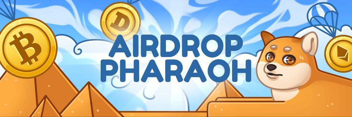🚨 Airdrop: Pharaoh 
🔥 Total Reward: 3 BNB
🤑 Refer: $50 bonus for top 5 referrers (by twitter tagged friends who also join.) 
🛃 Website: airdroppharaoh.com
🚧 Rating: ⭐️⭐️⭐️⭐️⭐️ 
📛 Winners : 100 random winners 
🤖 Airdrop Link : x.com/AirdropPharaoh…
