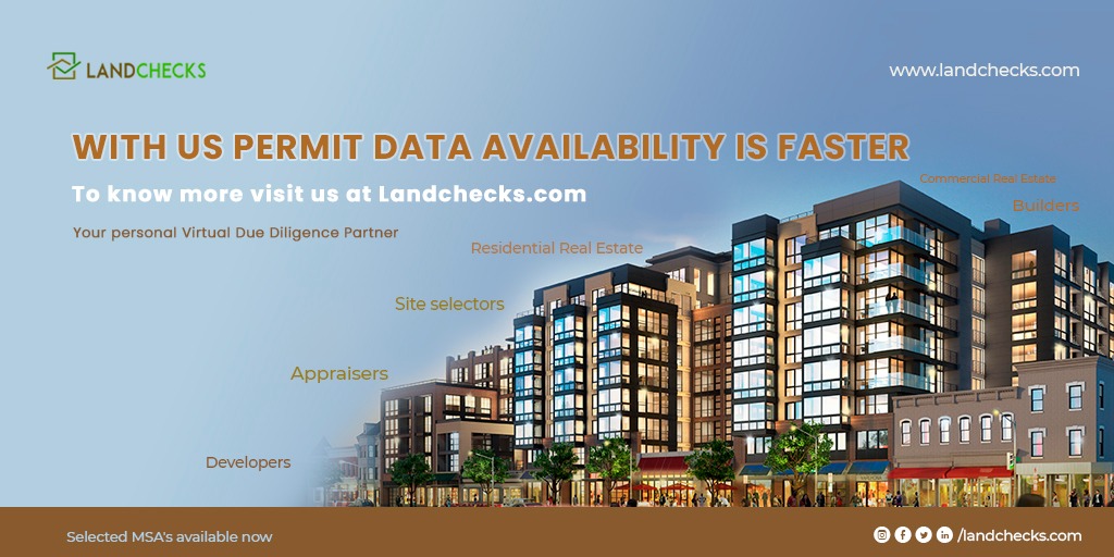 LandChecks's tweet image. With us permit Data availability is faster
To know more visit us at Landchecks.com
Your personal Virtual Due Diligence Partner
Selected MSA's Available Now
#realestateinvestment #realestateinvesting #realestatedevelopment #realestatetrends #realestateinvestor #Landchecks