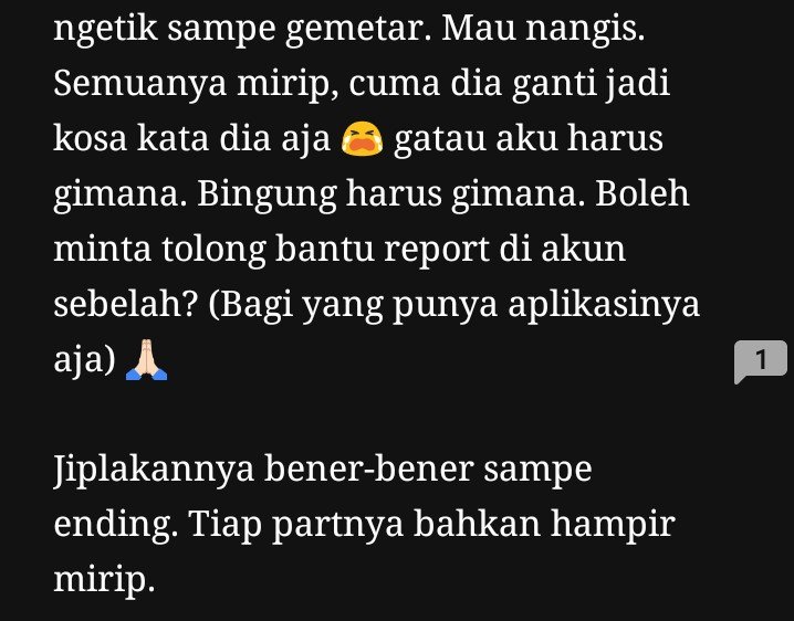 wattpadmenfess_'s tweet photo. Titipan! /wp/ tolong dibantu, teman-teman!
 https://t.co/TfYGAT2f63