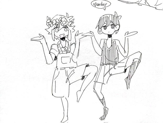 #OMORI オモリめちゃくちゃ書きやすいんだけどバジル描くコツつかめない 