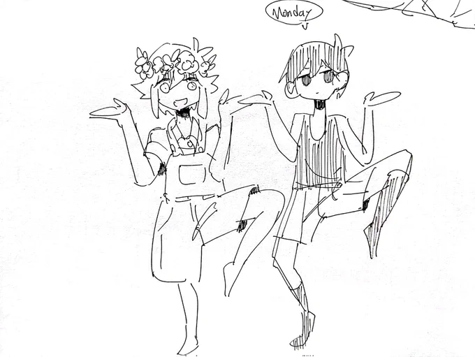 #OMORI オモリめちゃくちゃ書きやすいんだけどバジル描くコツつかめない 