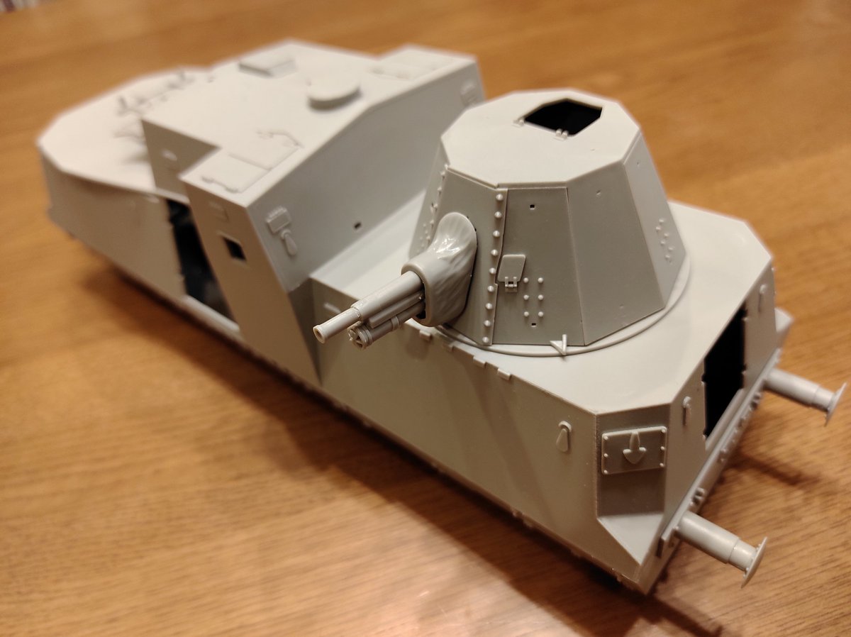 chirichiri_5555's tweet photo. ゆっくりではありますが、装甲列車の方も制作進めてます。
砲はソ連製の7.62cmFK295/1(r)にしました。
#装甲列車 #BP42 #BP44 #BP42を走らせたい https://t.co/jr1QORqzVt
