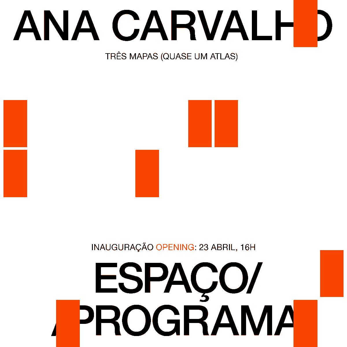 BienalCerveira's tweet photo. AC
Ana Carvalho (1970)
Três mapas (quase um atlas), 2018
🔸 "Espaço/Programa" inaugura a 23 de abril às 16h00, uma exposição comissariada por @mlcarvalhais e Luís Pinto Nunes, no Museu Bienal de Cerveira 

📌 Apoio: República Portuguesa - Cultura / Direção-Geral das Artes https://t.co/wrNVATEf75