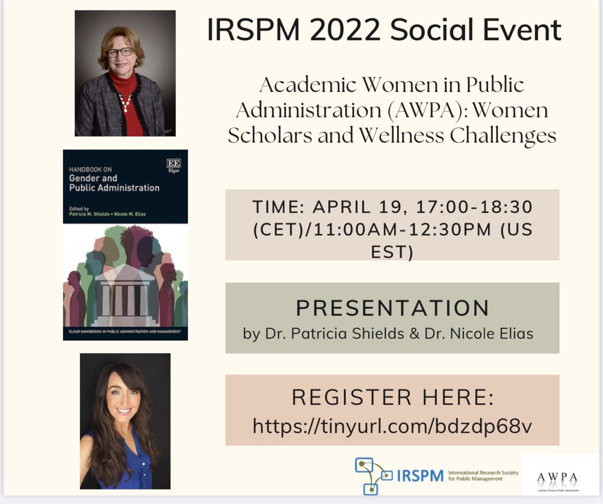 In just a little over 90 minutes, <a href="/awparocks/">Academic Women in PA</a> will be hosting an open discussion on wellness challenges for women in academia. The event is open to all! It’s not too late to register to receive the zoom link in time: tinyurl.com/bdzdp68v