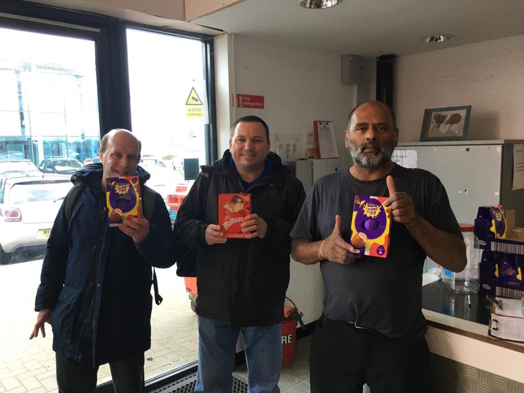 We’d like to say a big thank you to <a href="/ZCTrust/">ZurichCommunityTrust</a> for kindly donating Easter eggs to all our service users 🐣