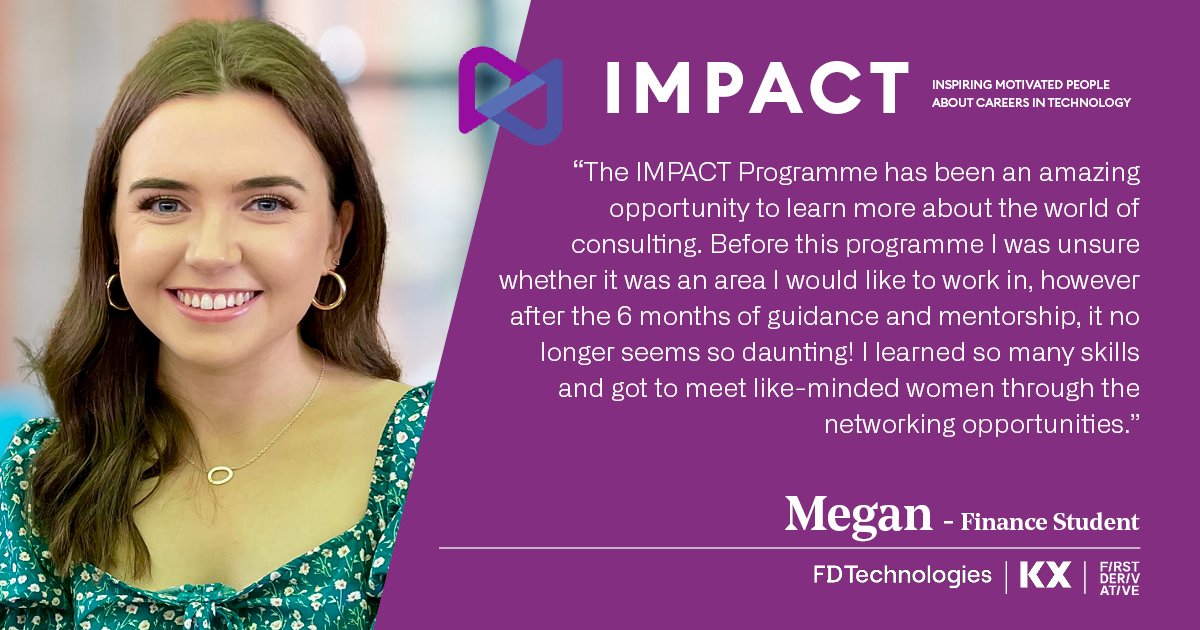 Are you a young female looking for insight into a career within FinTech? Applications for our IMPACT Mentorship programme are now OPEN! From confidence camps, CV tips and networking opportunities, this is a 9-week mentorship programme not to missed. Apply: bit.ly/38PDoiV