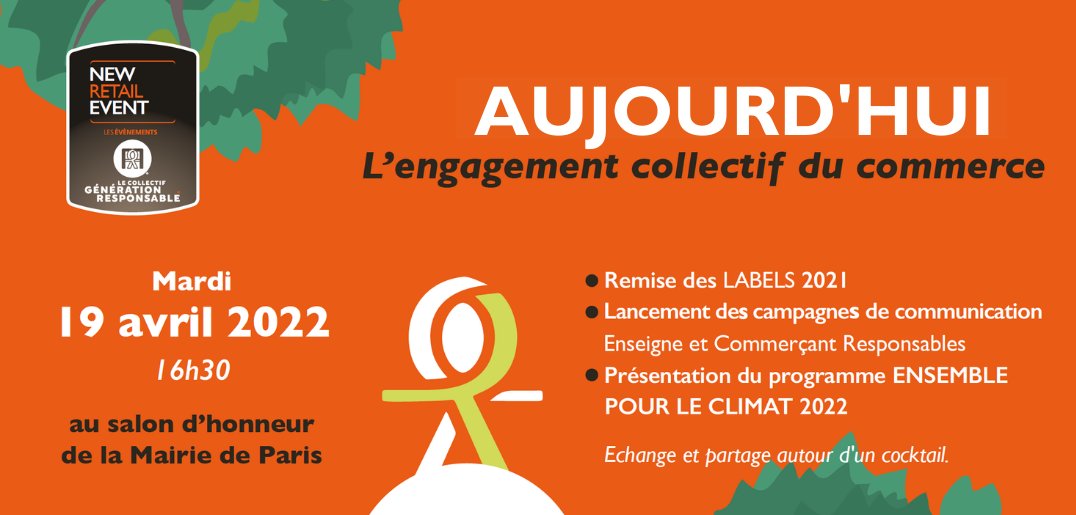 CollGenResp's tweet photo. 📅Quelques minutes avant de découvrir les labellisés #EnseigneResponsable et #CommerçantResponsable à 16h30, au Salon d’Honneur de la Mairie de Paris
Pour consulter le programme👉 https://t.co/WuMUTq9t5I
#CommerceResponsable https://t.co/LtLOrJK8jj