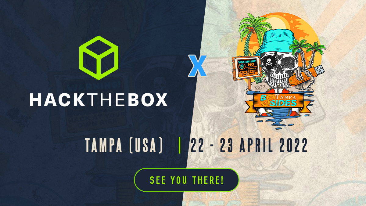 hackthebox_eu's tweet photo. Looks like it's the perfect weather for a trip, isn't it? 
#HTB will join @BSidesTampa for a cool talk and an even cooler #CTF! 😎
See you there! 
#HackTheBox #BSides #Community https://t.co/ccahm3gOzh