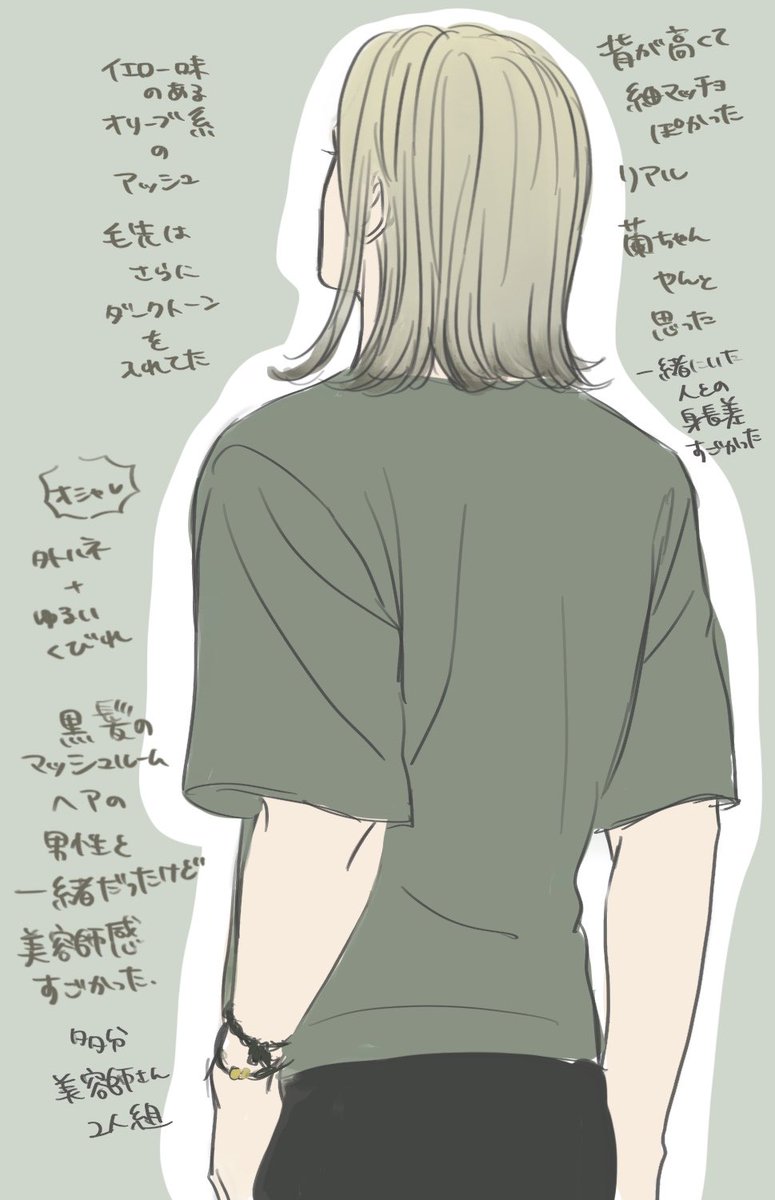 まちで見かけた人シリーズ 