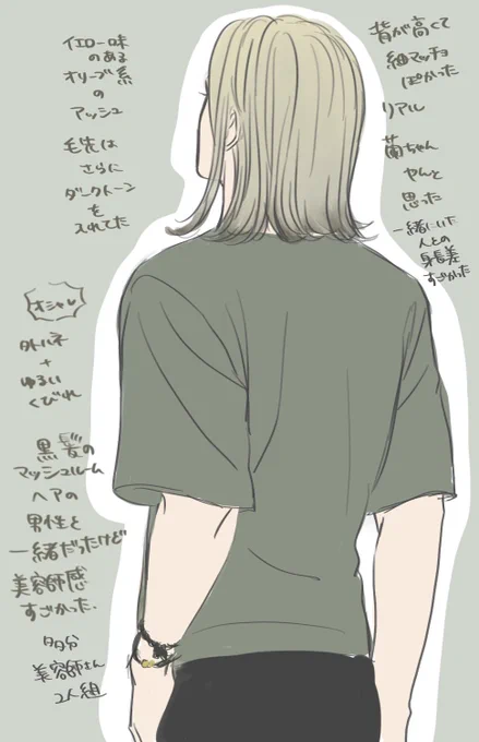 まちで見かけた人シリーズ 