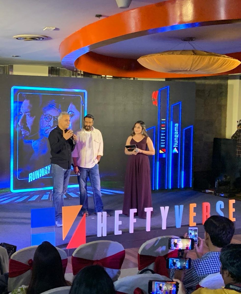 neerajroy's tweet photo. Absolutely delighted to partner with #Runway34onApril29 and @ajaydevgn and welcome them to the @HeftyVerse with the launch of our new game. Lots to follow 🛬
@0xPolygon @sandeepnailwal @hefty_nft https://t.co/a0TAkCqQev