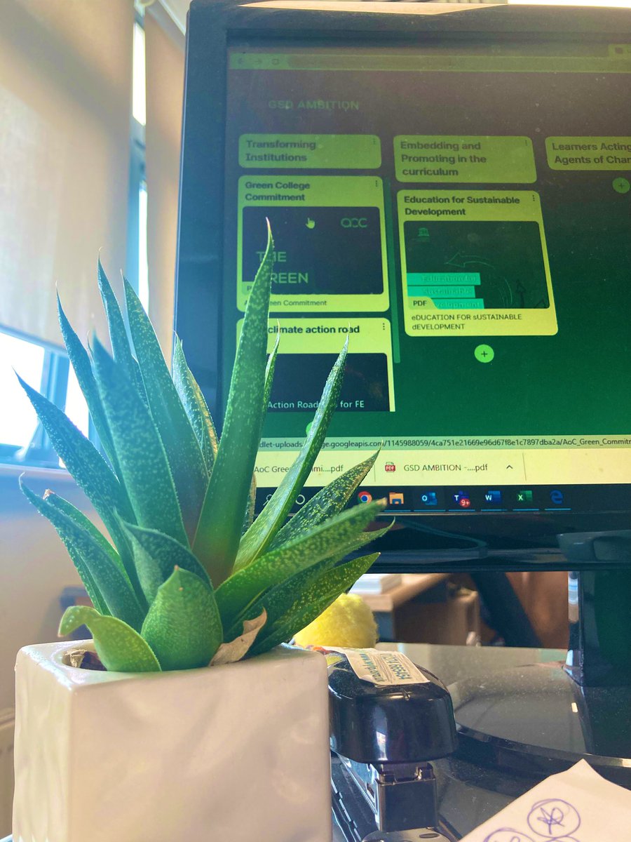 The GSD Padlet is developing and becoming a one stop site for all things green skills &amp; sustainable development for institutions, curriculums, learners &amp; our sector - all GSD champions will receive this Padlet &amp; updates ongoing…. 💚