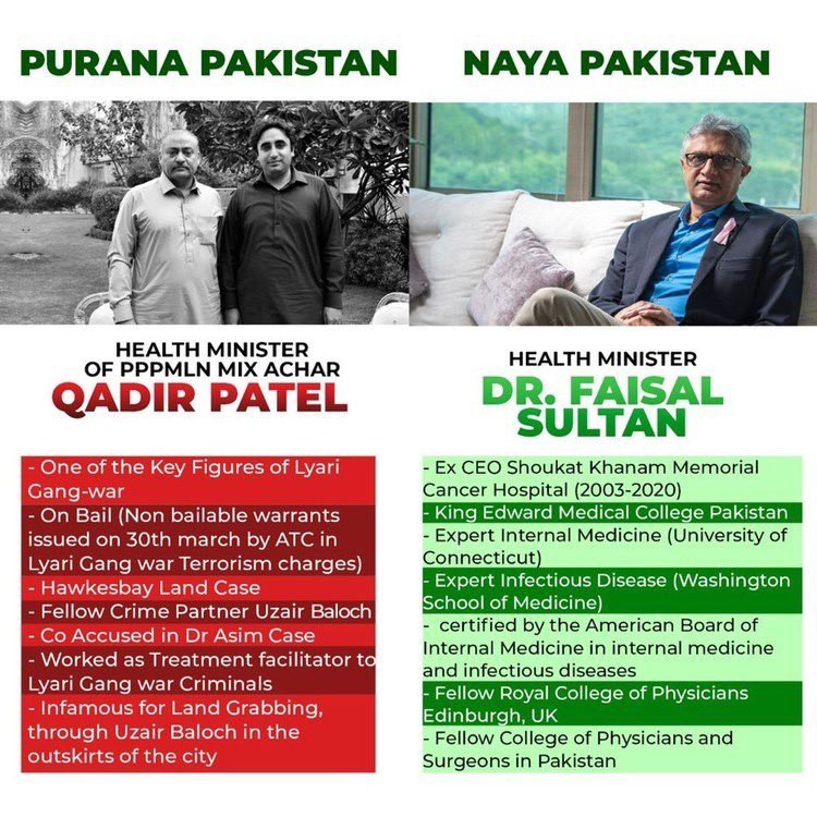 Quite… insane to see the new appointments. Not having professionals like Dr.Faisal Sultan is even more 🤯! #امپورٹڈ_حکومت_نامنظور