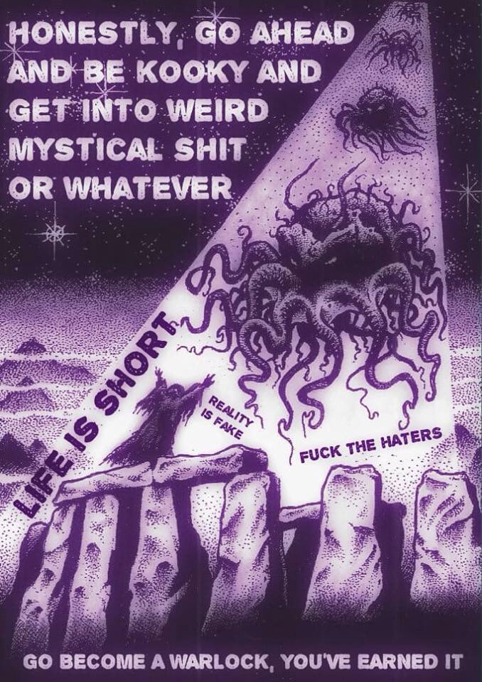 CosmicHorrorMo's tweet photo. Happy Tuesday! Be the weirdo sorcerer you always knew you could be. https://t.co/351nVREauS