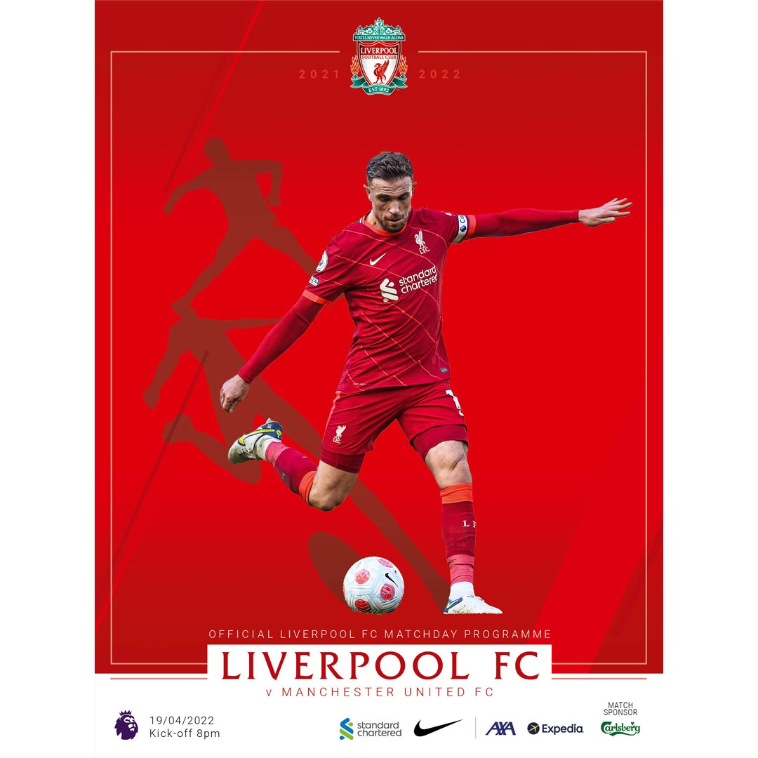 LFC's tweet photo. Tonight's #LIVMUN matchday programme 📸