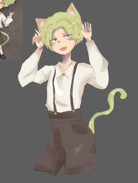 SimpleMisunder1's tweet photo. cat boy ivan 😈
#catboy #ivanftrf #ivan #ftrf #fromtheredfog https://t.co/OocQm97HIM