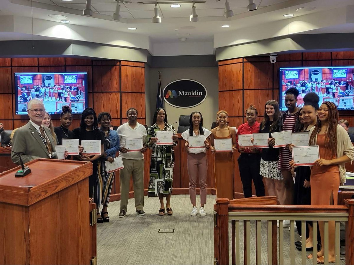 MauldinWBB's tweet photo. Thank you City of Mauldin SC.
April 19 is officially the Lady Mavs Day! 
Go Mavs 🧡🤎 https://t.co/tZ4ilTRxTy