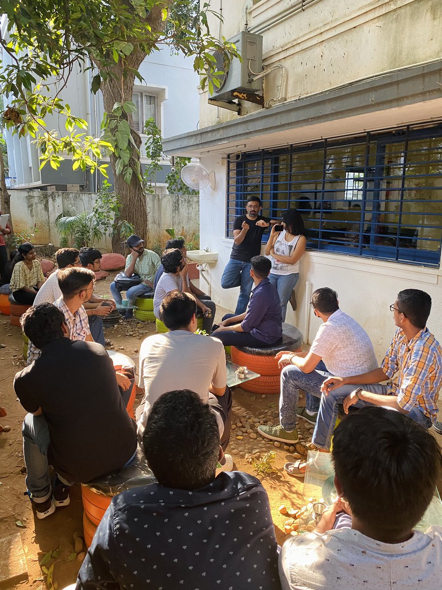 MadStreetDen's tweet photo. The highlight of #MADInternWeek Day 2 was a coffee catchup and AMA session with our founders @SirBlueBorg @LadyAshBorg!

It was an hour filled with endless laughter, anecdotes, and mugs of chai ☀️ https://t.co/daSJANsb7Y