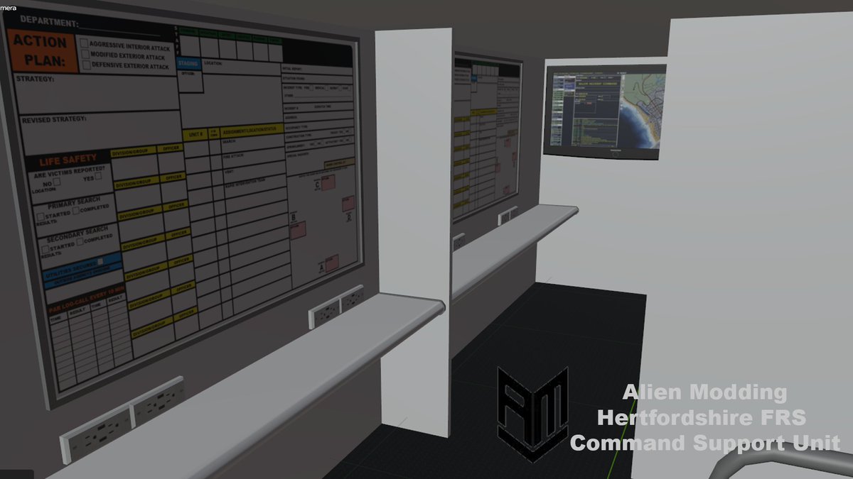 AlienModding's tweet photo. Our new Hertfordshire FRS Command Support Unit getting ready to go in game featuring full interior!
We're looking forward to this one! https://t.co/t0Cp4ckq5Q