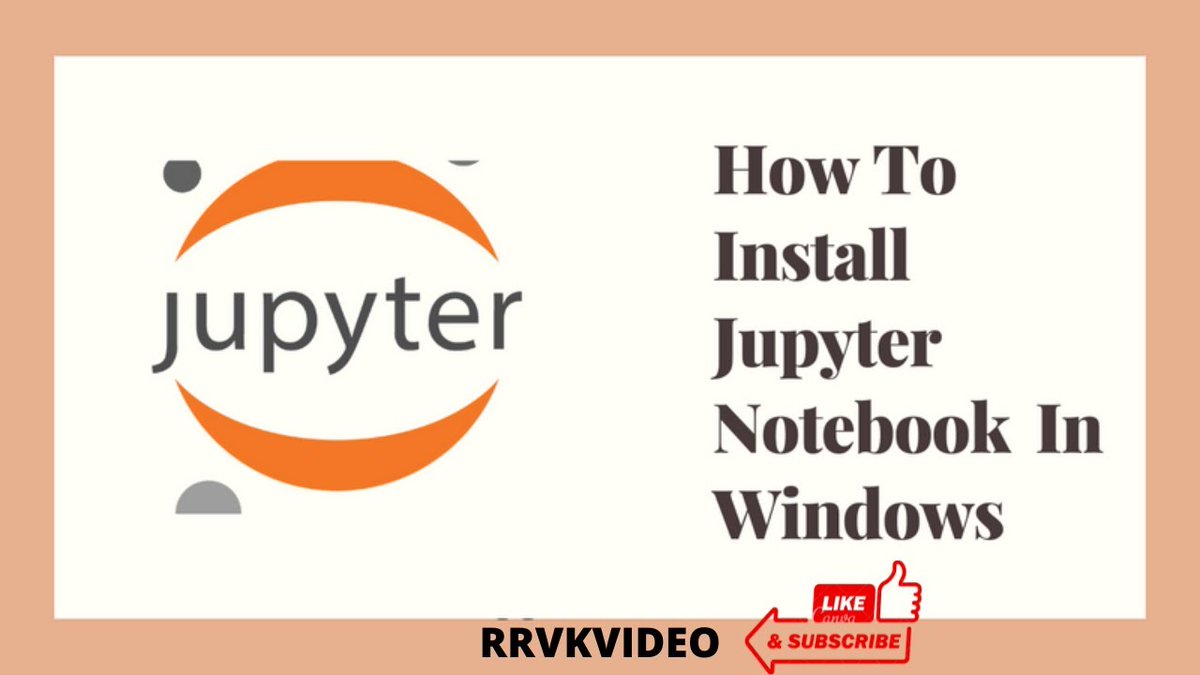 rrvkvideo's tweet image. Check out my latest video &quot;How to Install Jupyter Notebook in Windows 10 #rrvcoder #coderrrv #rrvcoding #rrvcode #rrv_coder&quot;

Watch Now: youtu.be/YlB41cqVbwo

(Posted via TubeBuddy.com)
