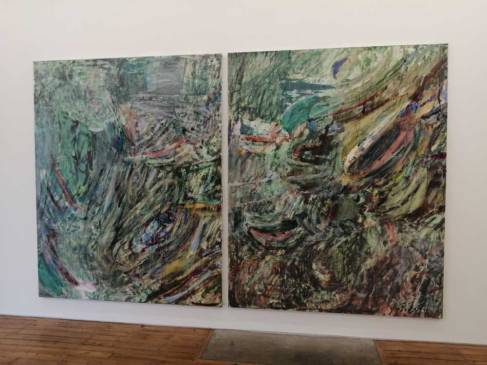 ORGAN THING - Pam Evelyn, Built on Clay at The Approach, East London - the capacity for collapse, paintings that excite, layers of it... wp.me/p2ScbB-lYP 
 #painting #Art #TheApproach #LondonArtScene #PamEvelyn