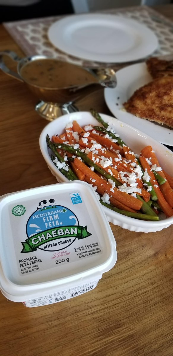 Take those veggies up a notch! Crumble on a little feta!