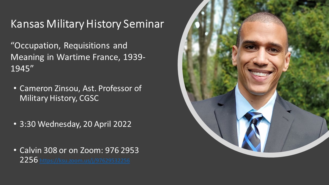 KSU History Department on Twitter "Join us for the next Kansas