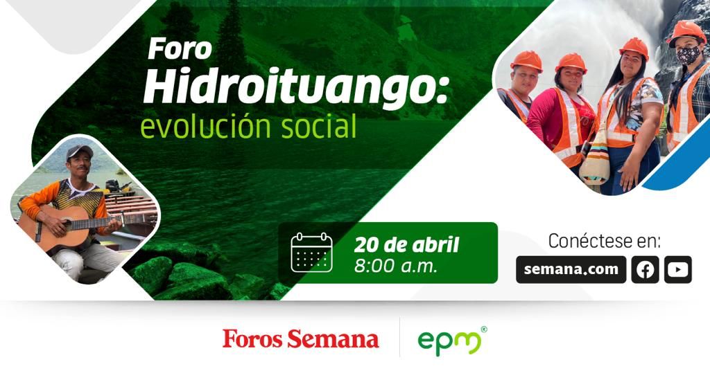 EPMestamosahi's tweet photo. #HidroituangoEvoluciona y por eso, te invitamos mañana 20 de abril a las 8:00 a.m a que nos acompañes a través de las redes sociales de @RevistaSemana en el foro "Hidroituango, Evolución Social" donde hablaremos sobre el desarrollo de la región, la comunidad y el territorio. 🤩🙌 https://t.co/tqM8vdJ4Fk