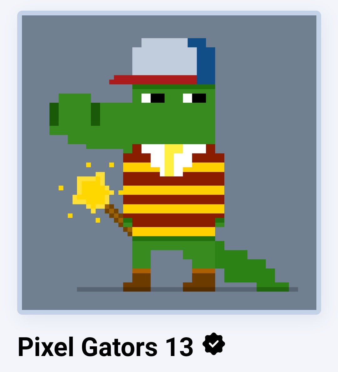 I win this from <a href="/LosBearsNFT/">Los Bears | FTM | 61%MINTED</a>  <a href="/ftmPixelGators/">FTM Pixel Gators 🐊 - Minting!</a> add one of ky cute collectoin, thanks a lot, i like it!
.
.
#FantomSpace #NFTCommunity #NFTGiveaways