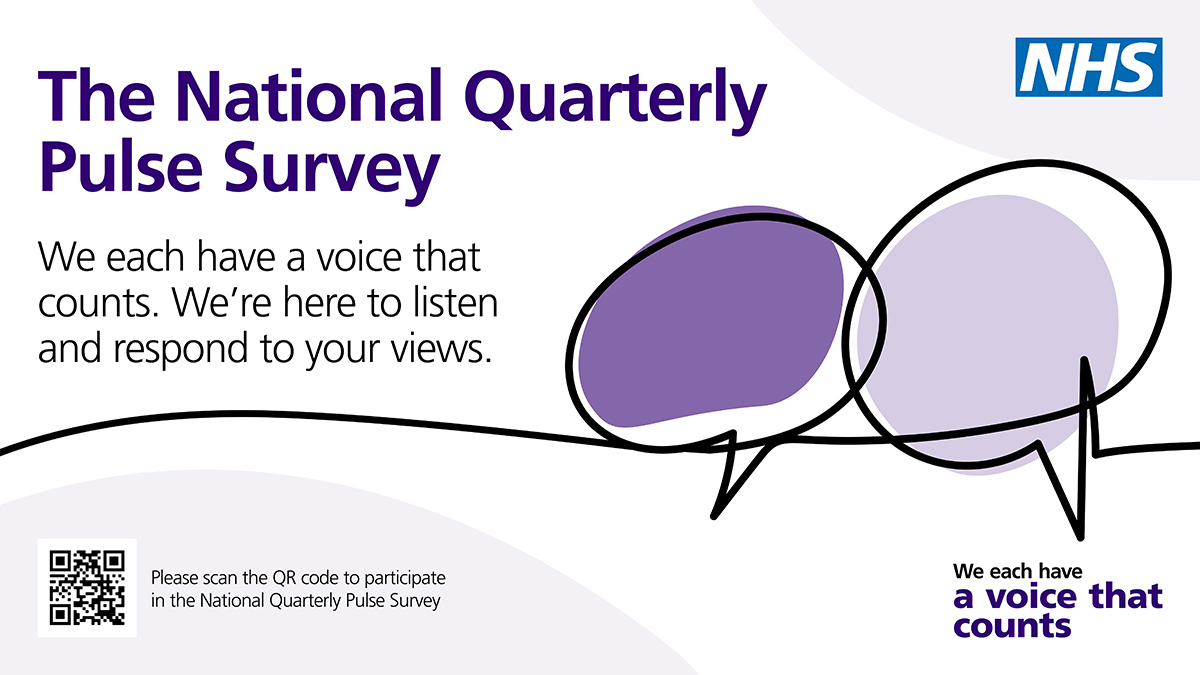kaybutlerPCFT's tweet photo. At PCFT we are committed to creating an environment where everyone feels they belong, they matter and their voice is heard. We are therefore asking staff to take five minutes to complete the latest #NHSPeoplePulse survey #YourVoiceCounts https://t.co/HGS4o9V9TQ
