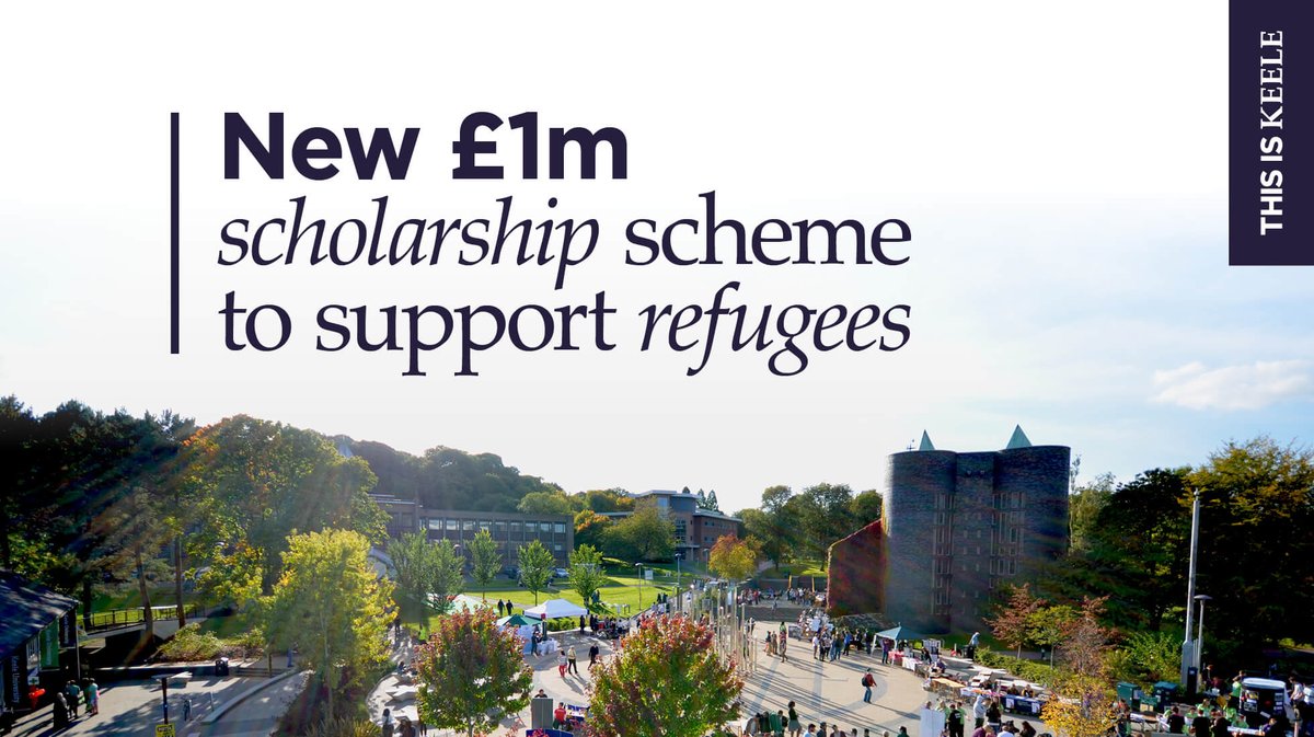 We've launched a new scholarship scheme in response to the Ukraine crisis, which will provide over £1m in financial support to refugees or those with similar status in the UK

Up to ten of our Article 26 Sanctuary Scholarships will now be available ➡️ keele.ac.uk/article-26