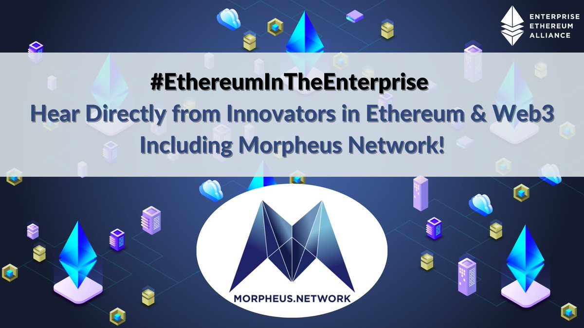 EntEthAlliance's tweet photo. #Ethereum &amp; #Web3 advancements are changing the way business is conducted. Learn how at #EnthereumInTheEnterprise, where you’ll hear directly from industry leaders &amp; companies like @MNWSupplyChain, who are innovating in the space: https://t.co/x3X8oobwww https://t.co/F7Zn5apsAh