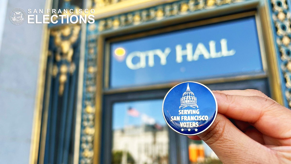 It’s #ElectionDay, #SanFrancisco! 183 polling places (all located within the city’s AD 17) 34 Official Ballot Drop Boxes, and the City Hall Voting Center are ready to serve you! Get in line by 8 pm to cast your ballots! Find your nearest voting site at sfelections.org/myvotinglocati…