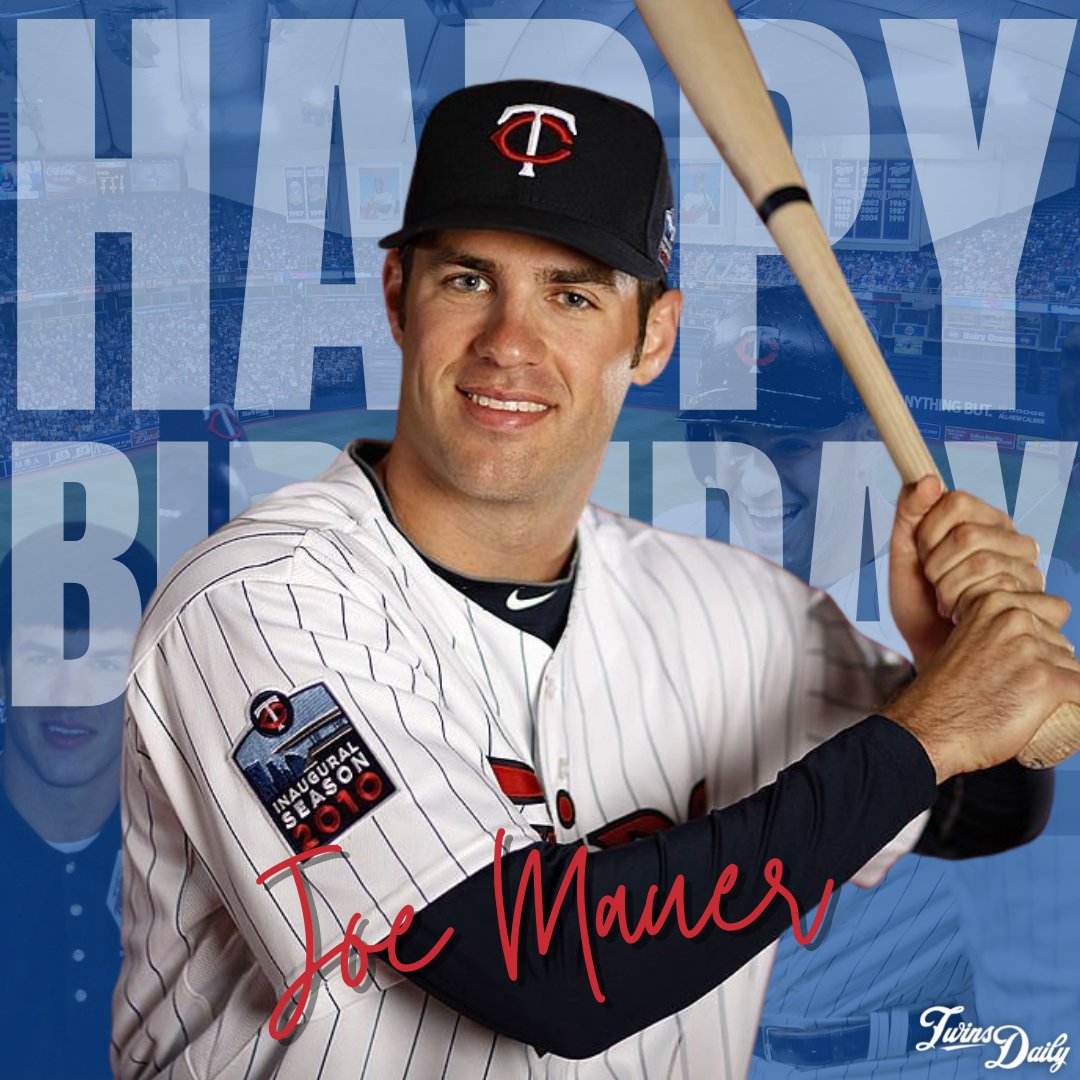 Hometown hero Joe Mauer turns 39 today! Help us wish him a very happy birthday!   