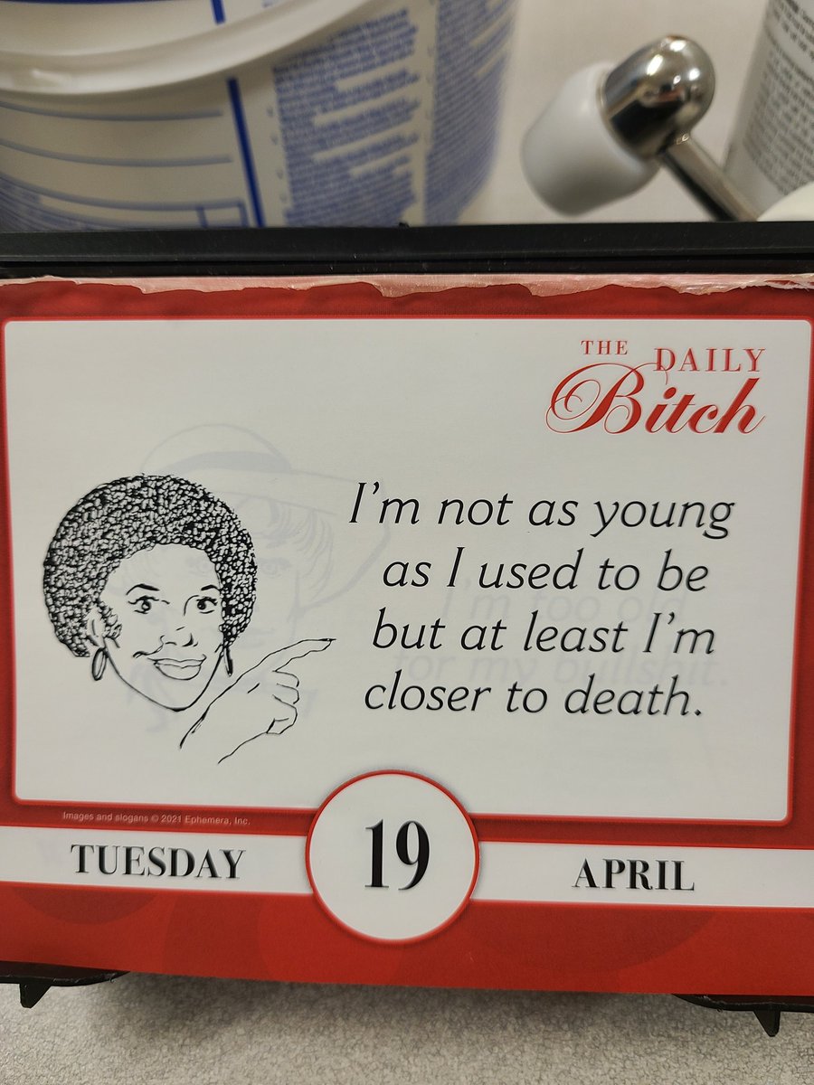 ChristinaJCodd's tweet image. Day before my bday and THIS is the calendar. 
I feel called out. @TheOrlandoJones