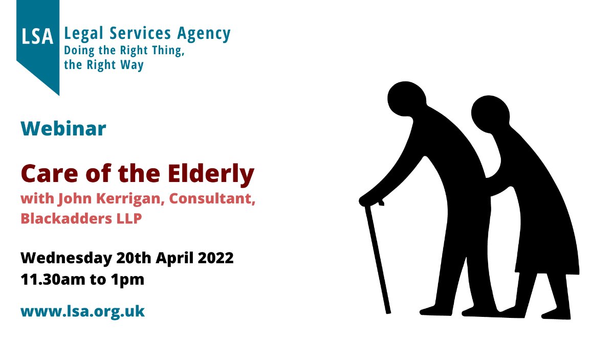 📢 Are you a private client practitioner? Don't Miss our #LSAwebinar with John Kerrigan, Consultant <a href="/BlackaddersLLP/">Blackadders LLP</a> - BOOK NOW 👉 mailchi.mp/lsa/fkfb0jdpj9… #care #elderly #will #beneficiary #estate #trust #inheritancetax #privateclient #cpd #tcpd #booknow